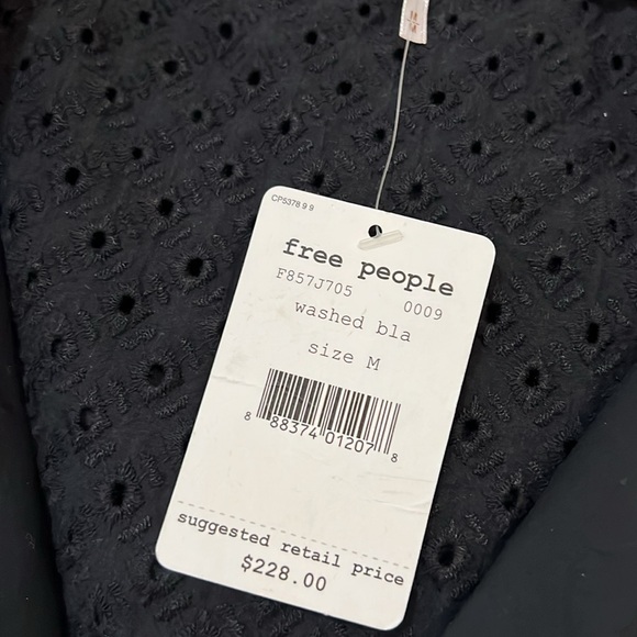 FREE PEOPLE Eyelet zip up hooded jacket - Picture 11 of 12